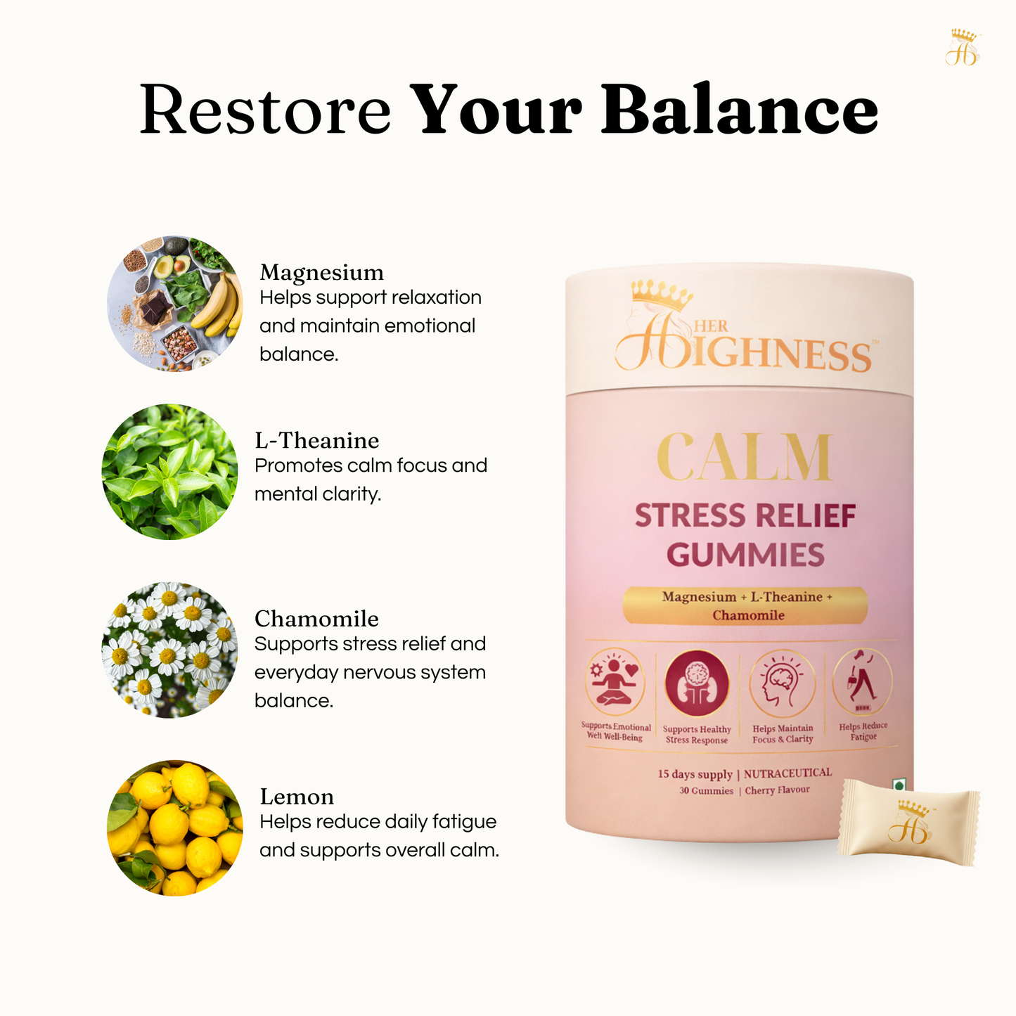 Calm Stress Relief Gummies - PR