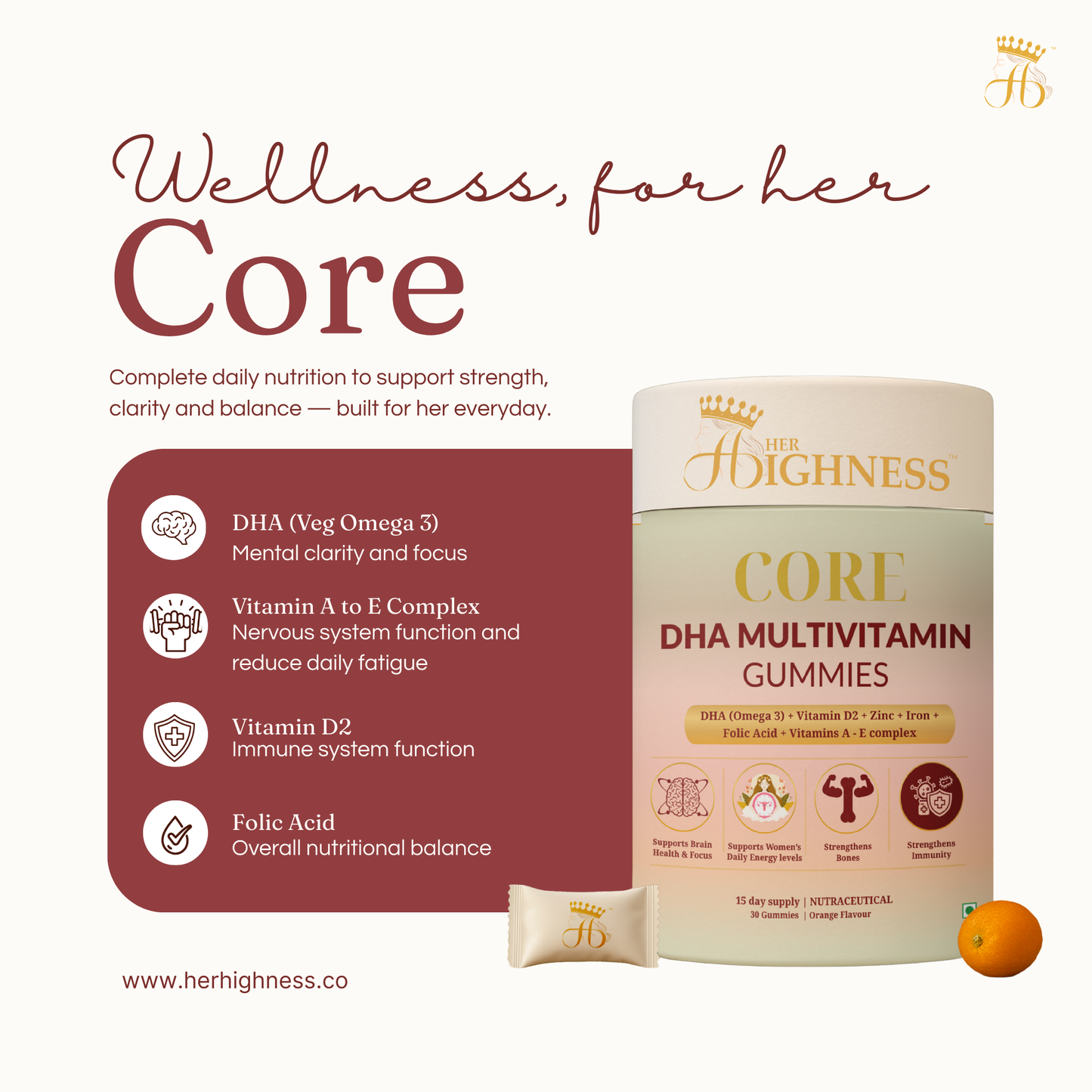 Core DHA Multivitamin Gummies - PR