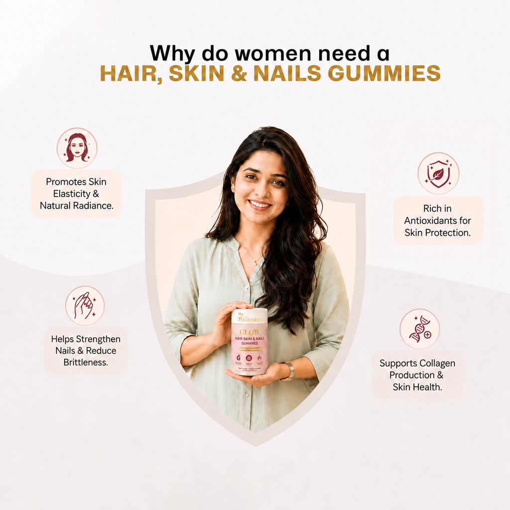 Glow Hair, Skin & Nails Gummies
